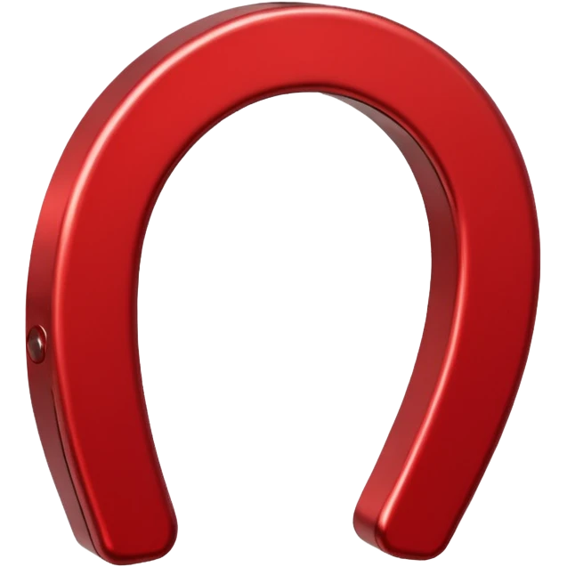 red horseshoe magnet emoji