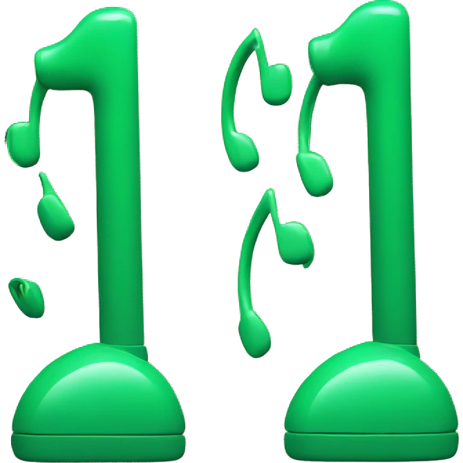 green phone is ringing emoji