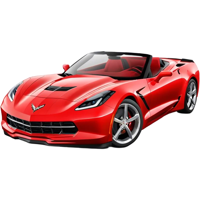 Chevrolet Corvette - Chevrolet (Model Year: 2022) (Iconic colour: Red) emoji