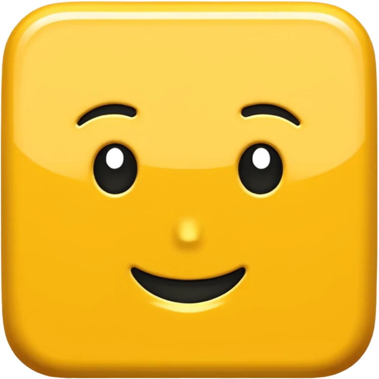Square yellow color and teks YGZ emoji