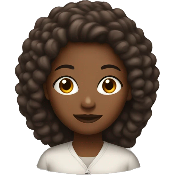 black girl emoji with brown readlocks   emoji
