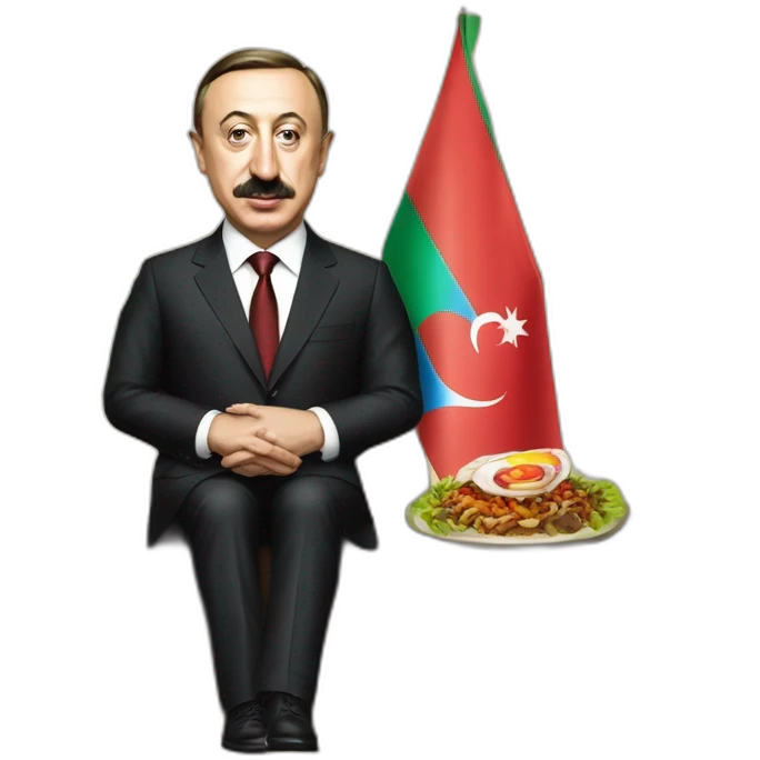 ilham aliyev and kebap emoji