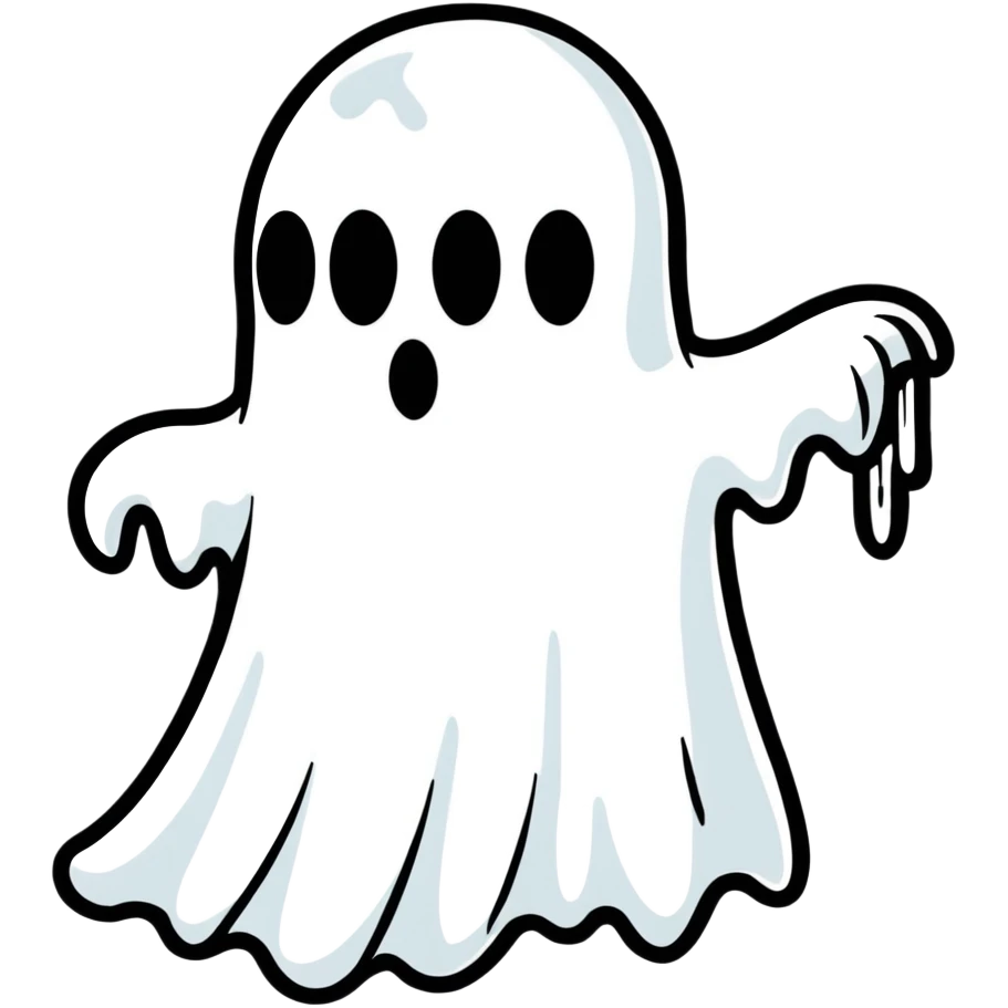 spooky ghost emoji