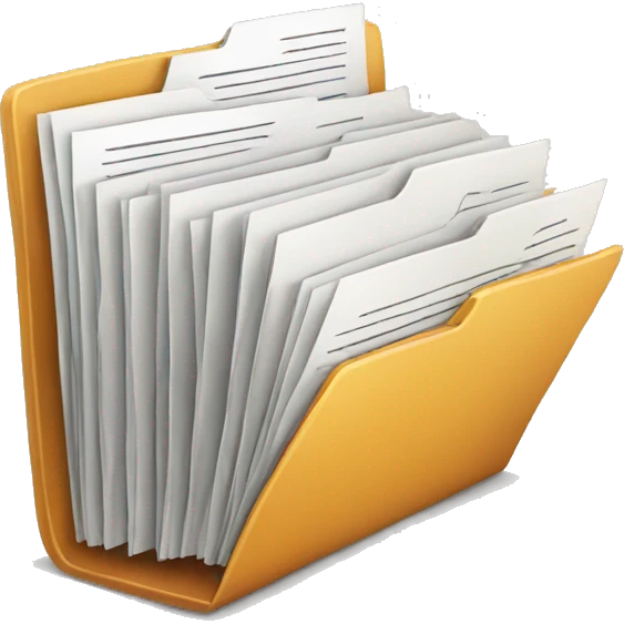 folder full of documents emoji