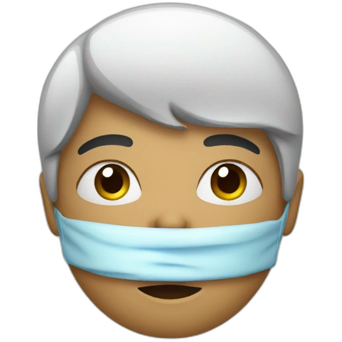 having a cold emoji