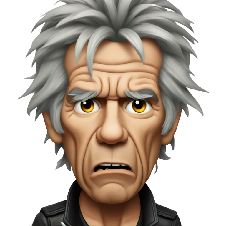 Keith Richards angry emoji