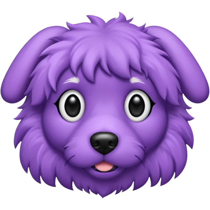 purple dog emoji