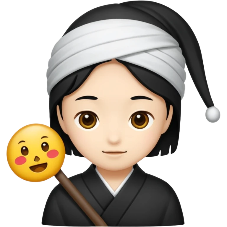 生成一个中八台球球子的表情包 emoji