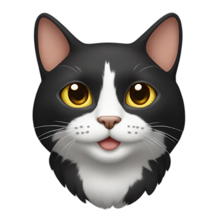 gato negro emoji