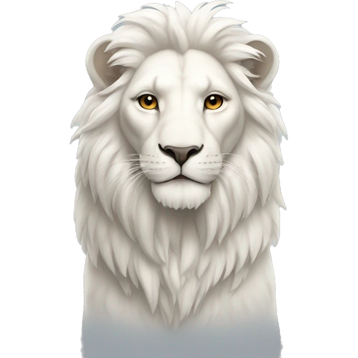 white lion with wings emoji