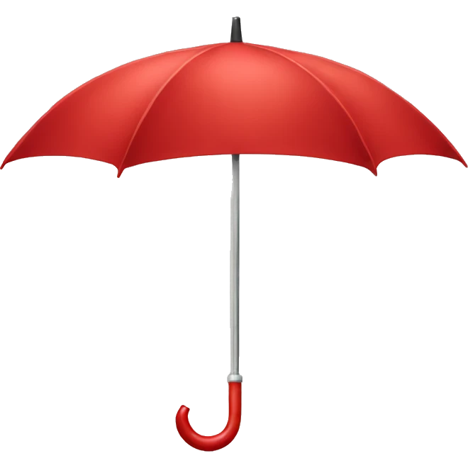 red umbrella emoji