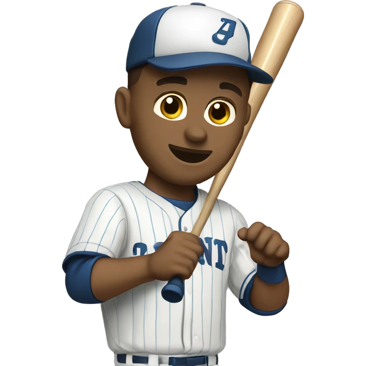 Clark Johnson playing baseball emoji