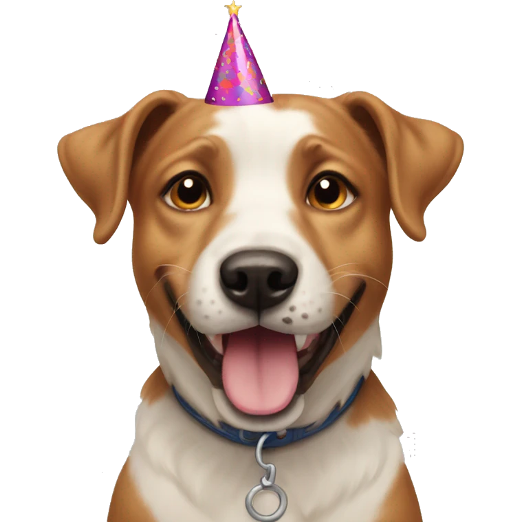 happy birthday dog emoji
