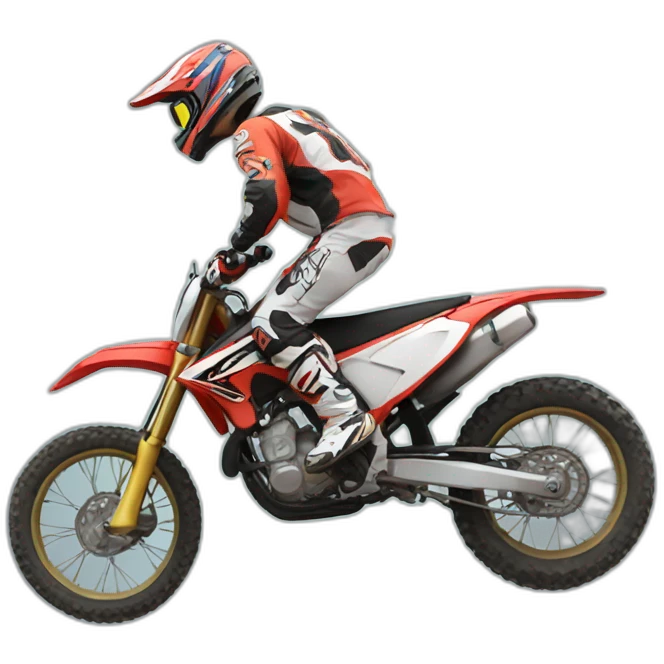 Motocross emoji