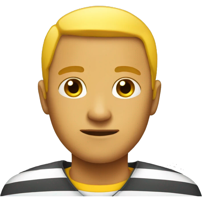Prisoner yellow  emoji