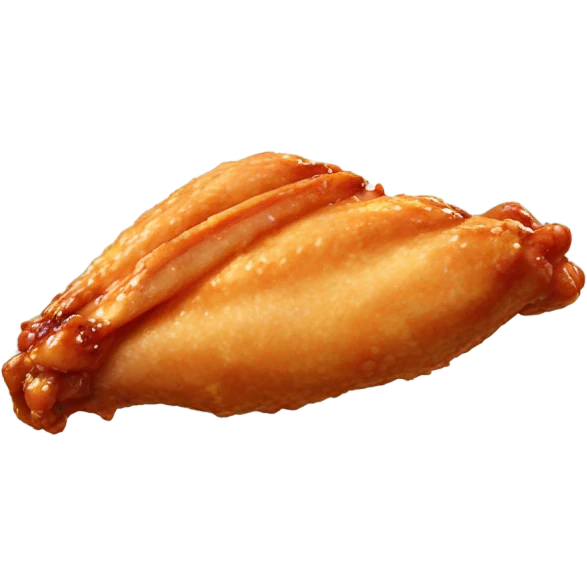 Chicken wing with legs  emoji
