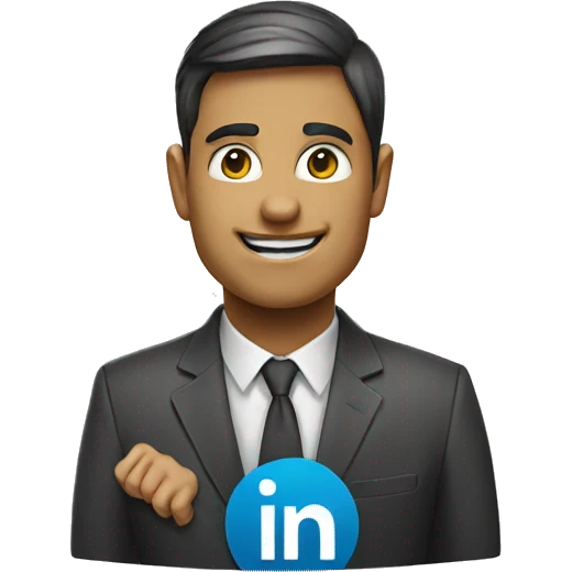 LinkedIn Logo  emoji