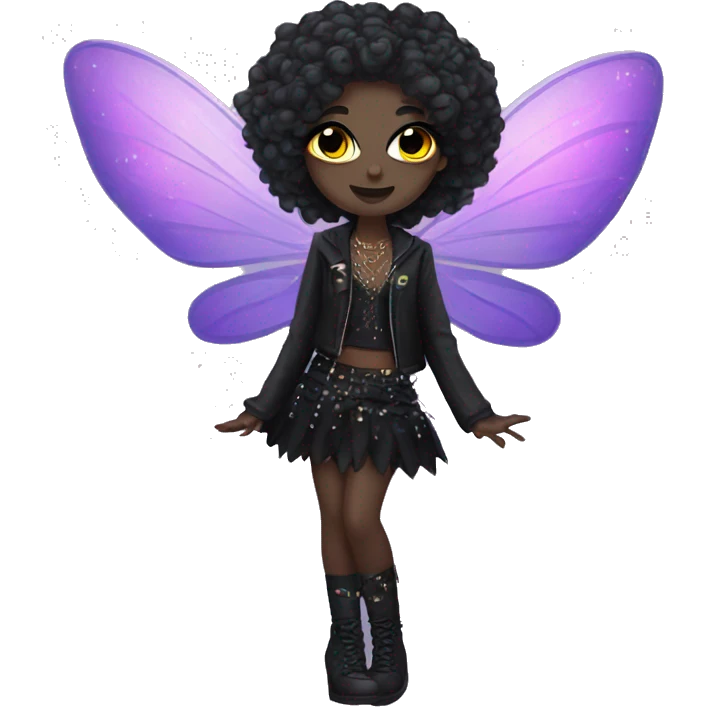 Disco goth fairy emoji