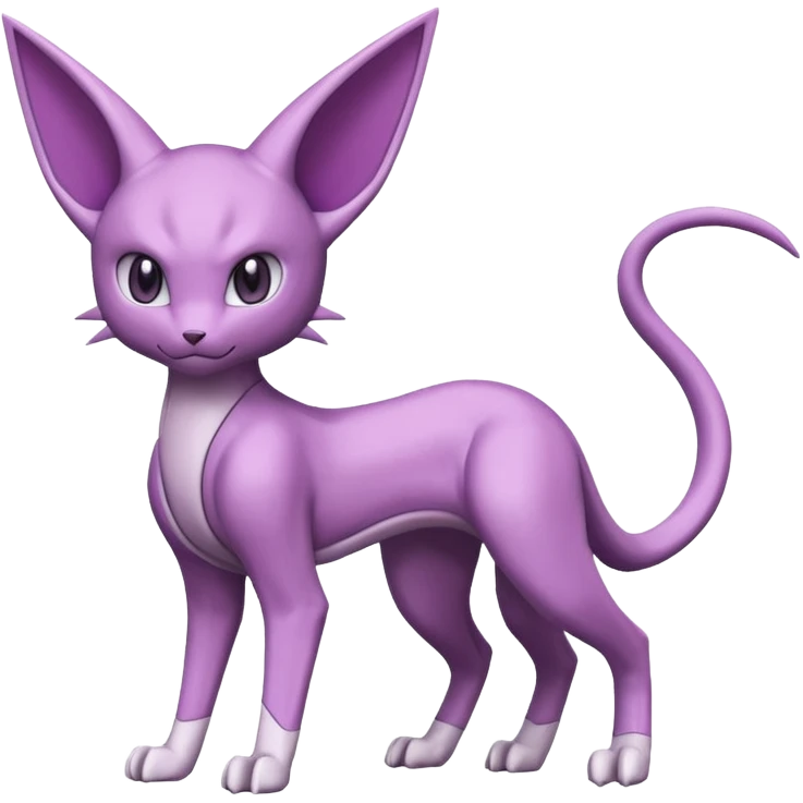 Miraidon-Genesect-Espeon-Mewtwo-Fakémon-hybrid-creature (full body)  emoji