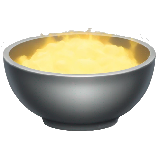A lit bowl emoji