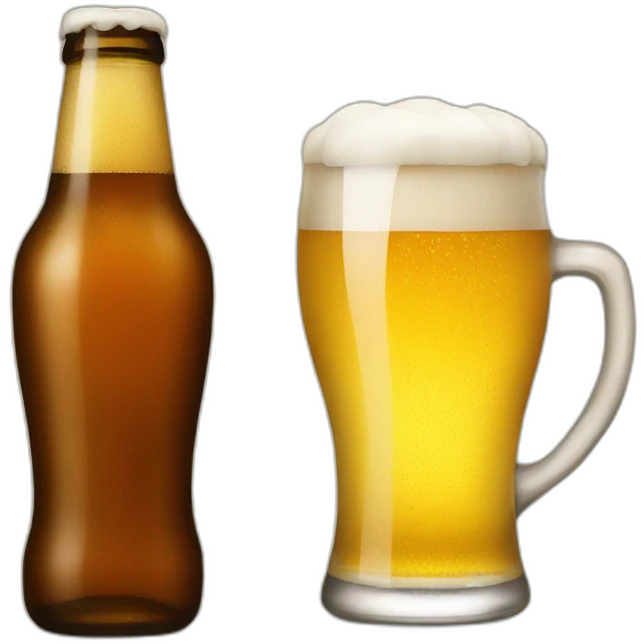 two beer emoji