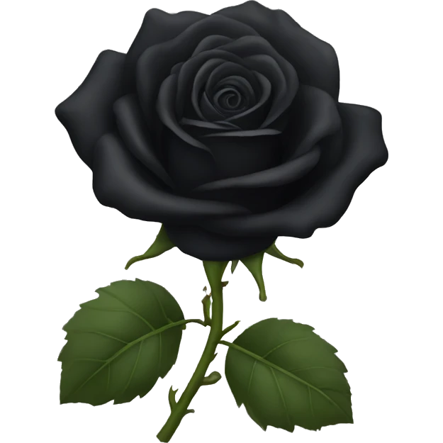 black rose emoji
