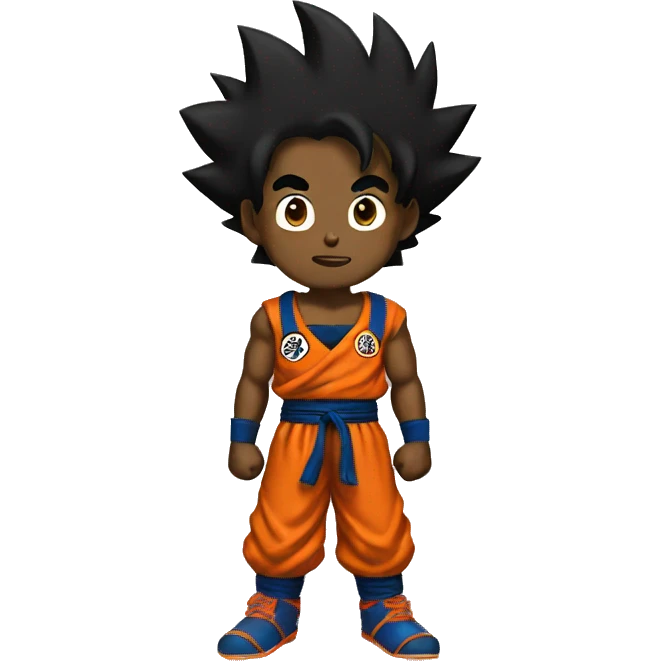 Black Son goku emoji