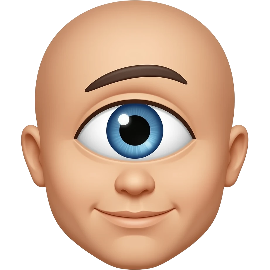 drittes auge am kopf emoji