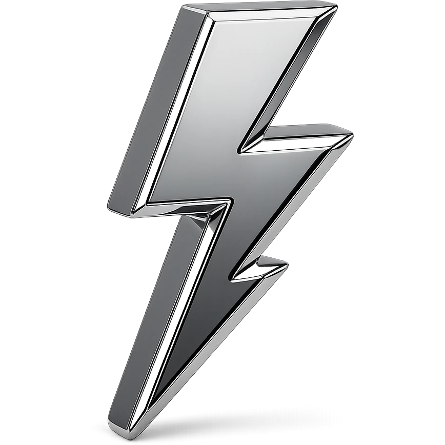 lightning bolt emoji