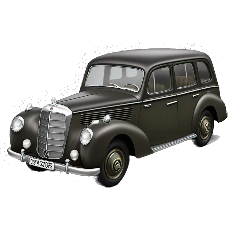  The Dark Knights 1943 WW2 Mercedes German Staff Officer’s 4-door Car emoji
