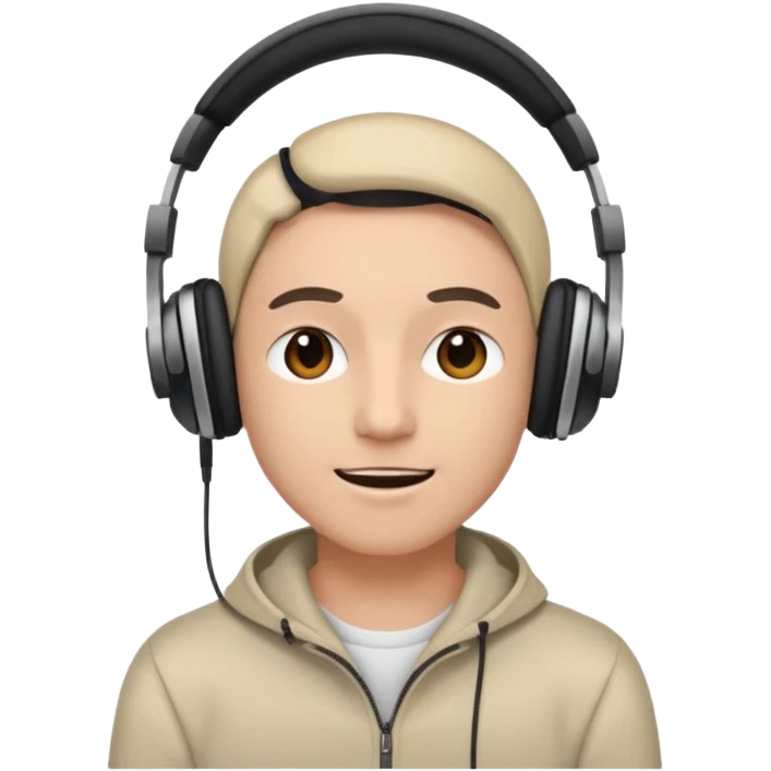 Listening music emoji
