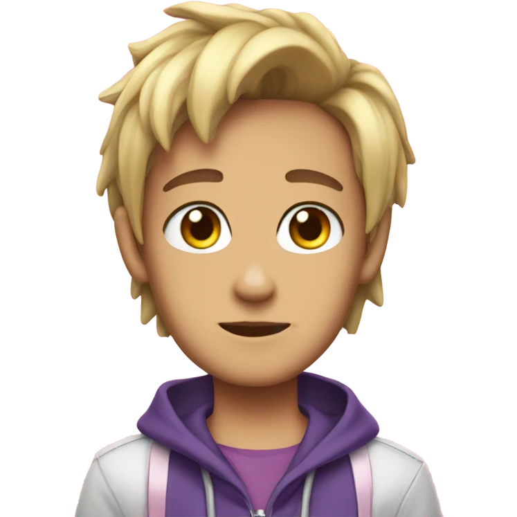 Dabo Sweeney dressed as an anime girl emoji