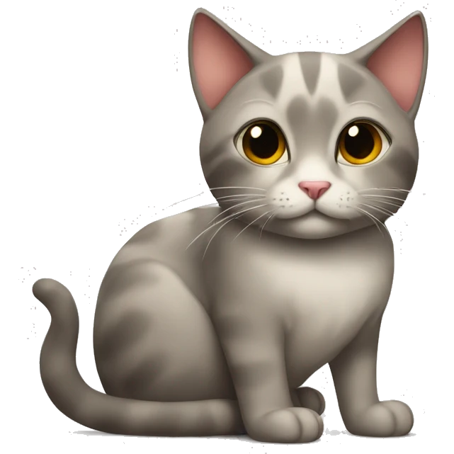 Cat whit mause on the had emoji