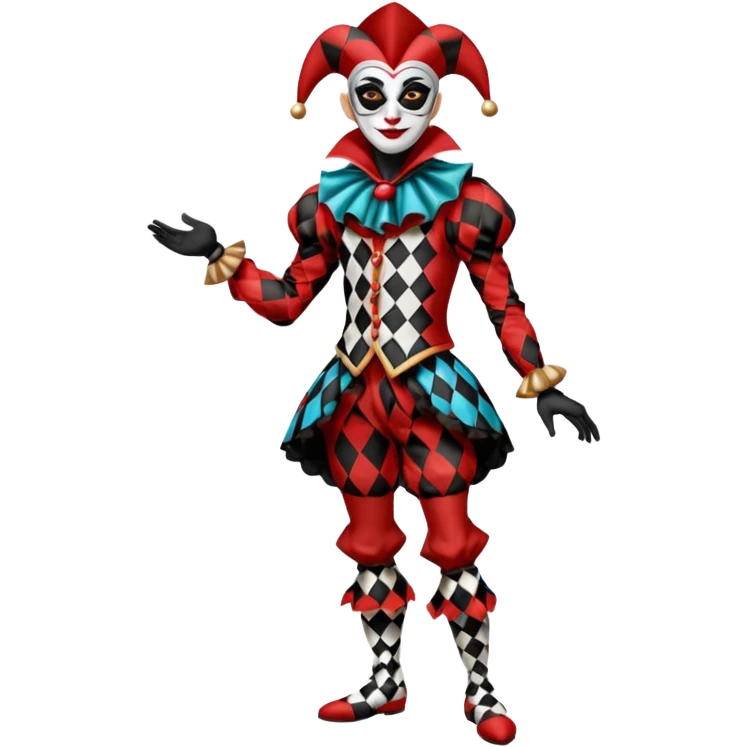 Arlecchino character (full body) emoji