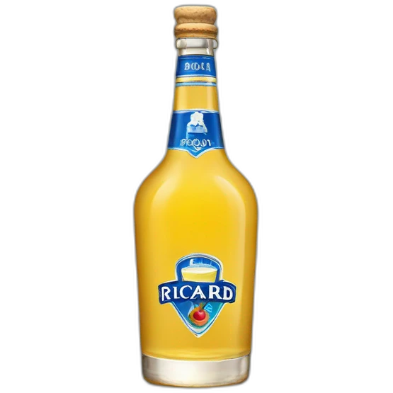 bouteille de Ricard Pastis de Marseille 51 emoji