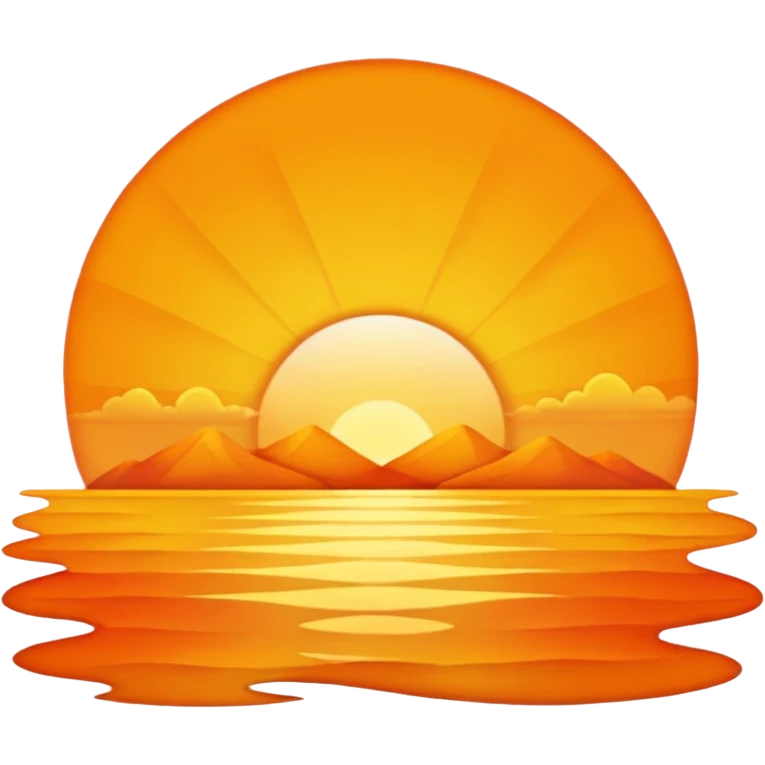 make a sunrise
 emoji