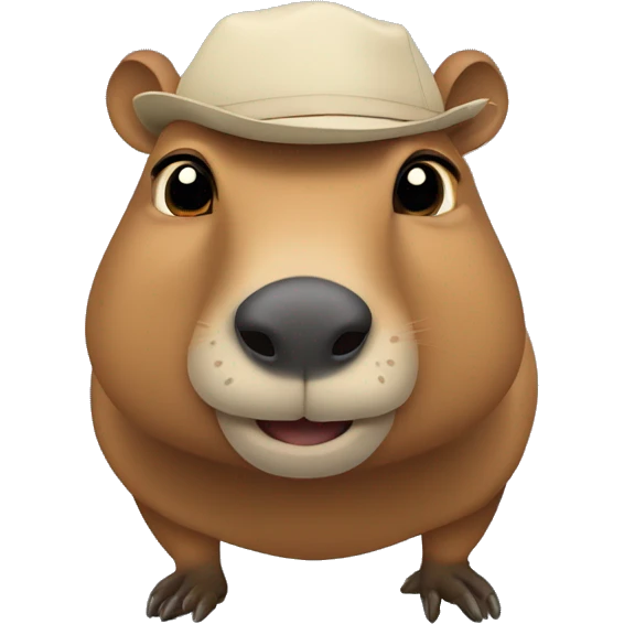 capybara đội mũ peaky blind emoji