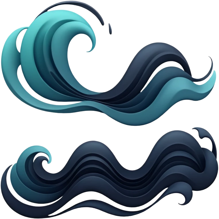 Shifting abstract forms with masculine undertone, flowing energy waves, symbolic style essence, minimal ethereal shapes emoji