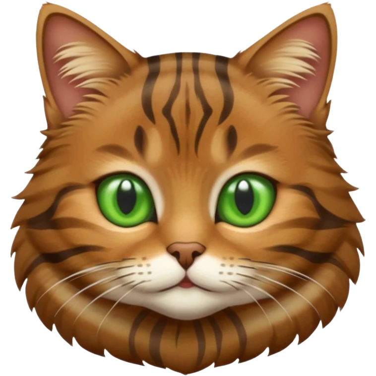Brown tabby cat emoji