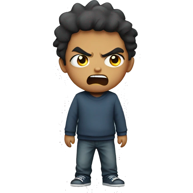 angry child emoji