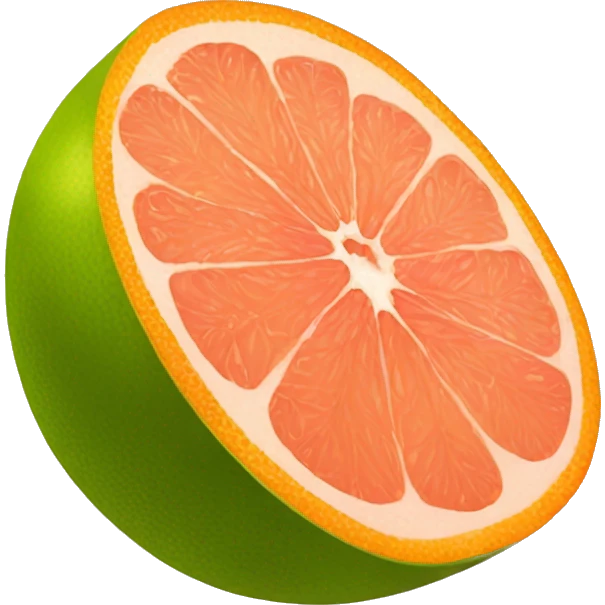 grapefruit emoji