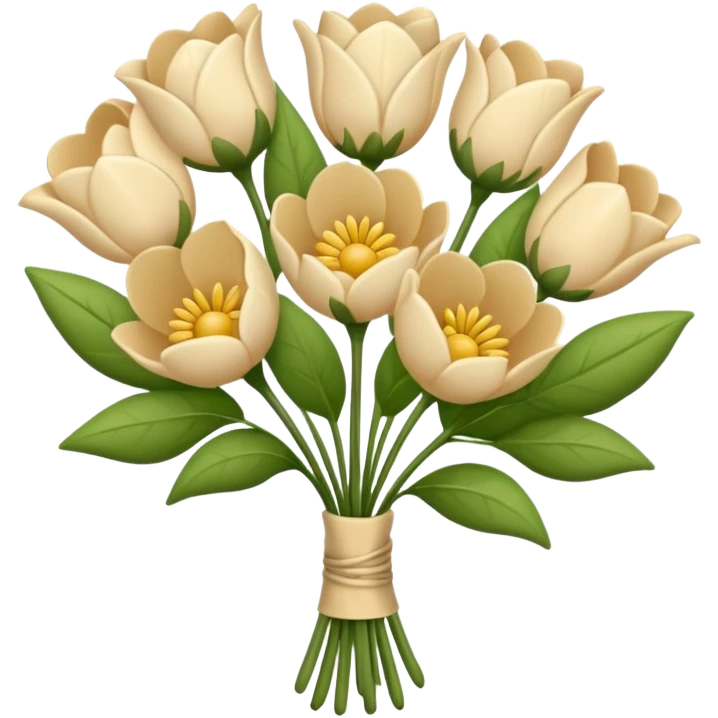 букет цветов beige emoji