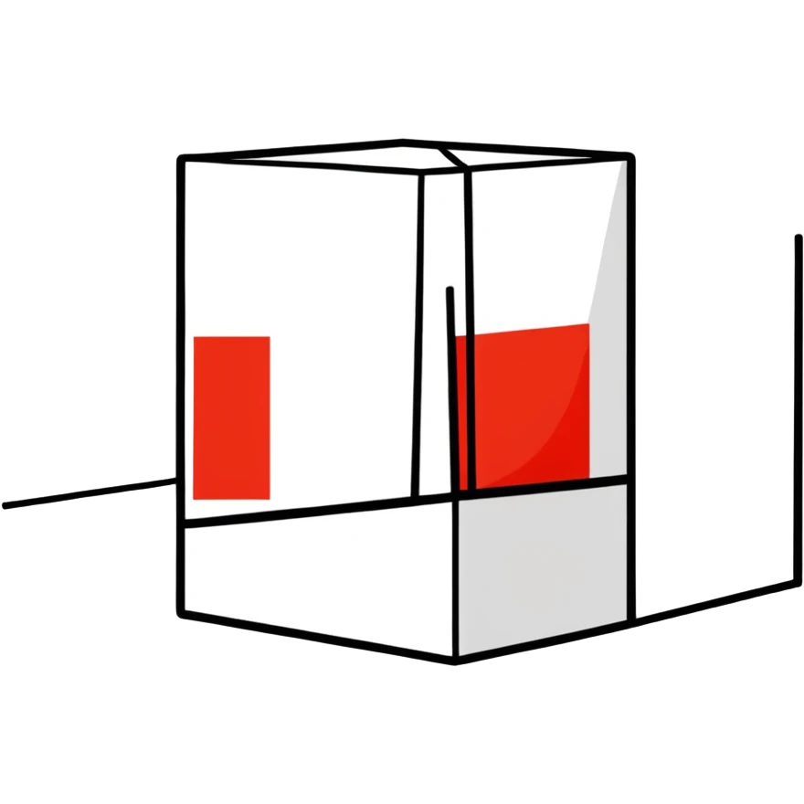 A cheery red square which also has white square in it and then black square in it  emoji