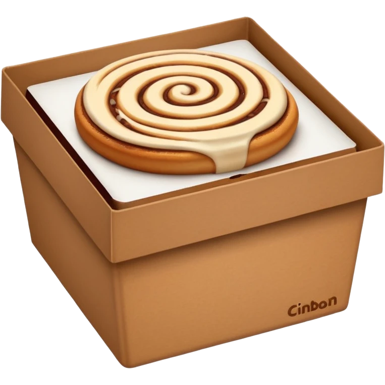 cinnabon box  emoji