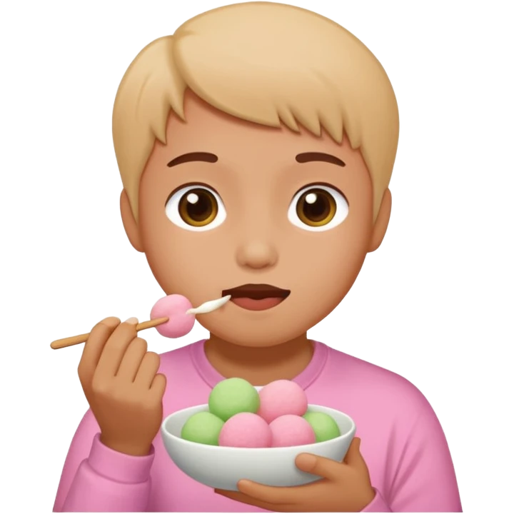 eating mochi emoji
