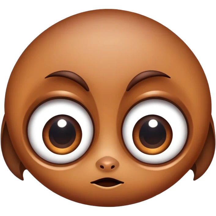 two big eyes side by side, playful and expressive emoji