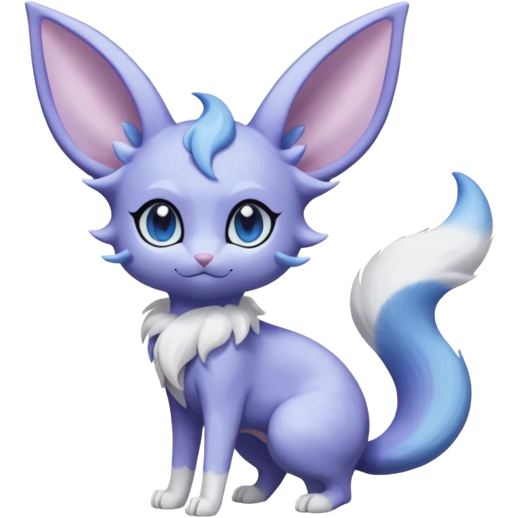 Espeon-Meowstic-Fakémon-hybrid-creature (full body)  emoji