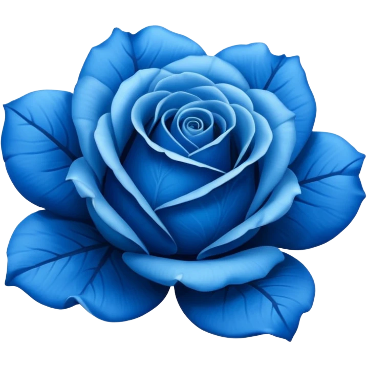 Rosa azul emoji