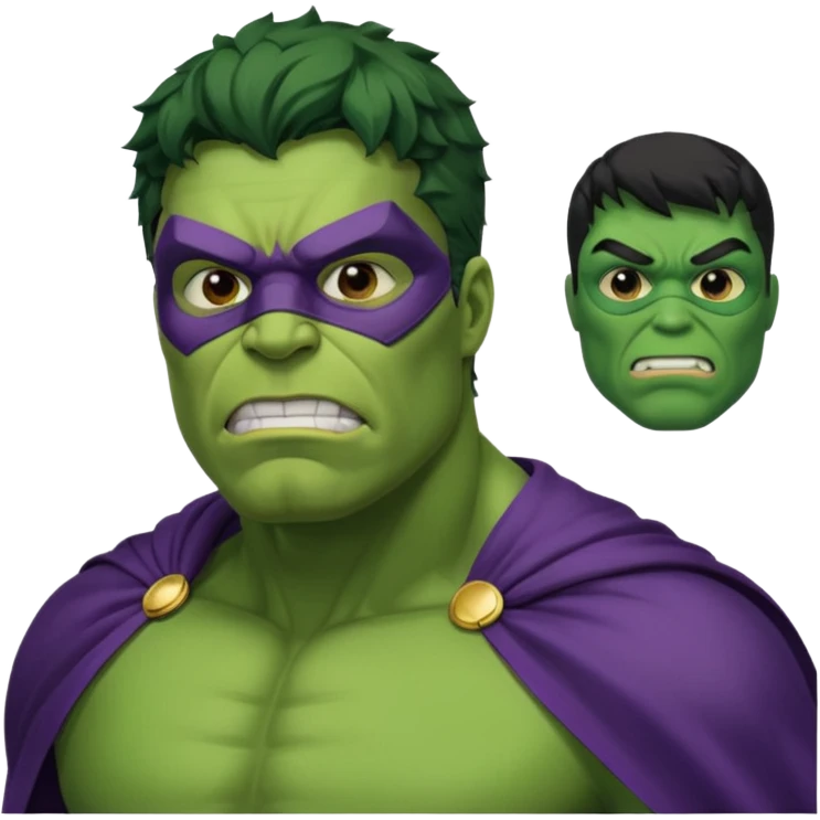 hulk e  fantasma emoji