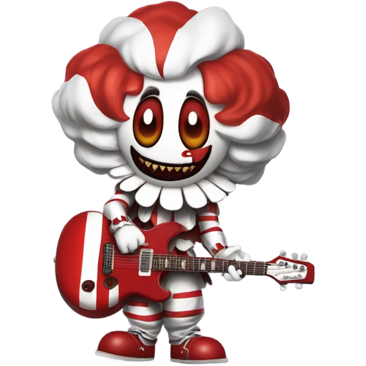 Pennywise playing guitar emoji